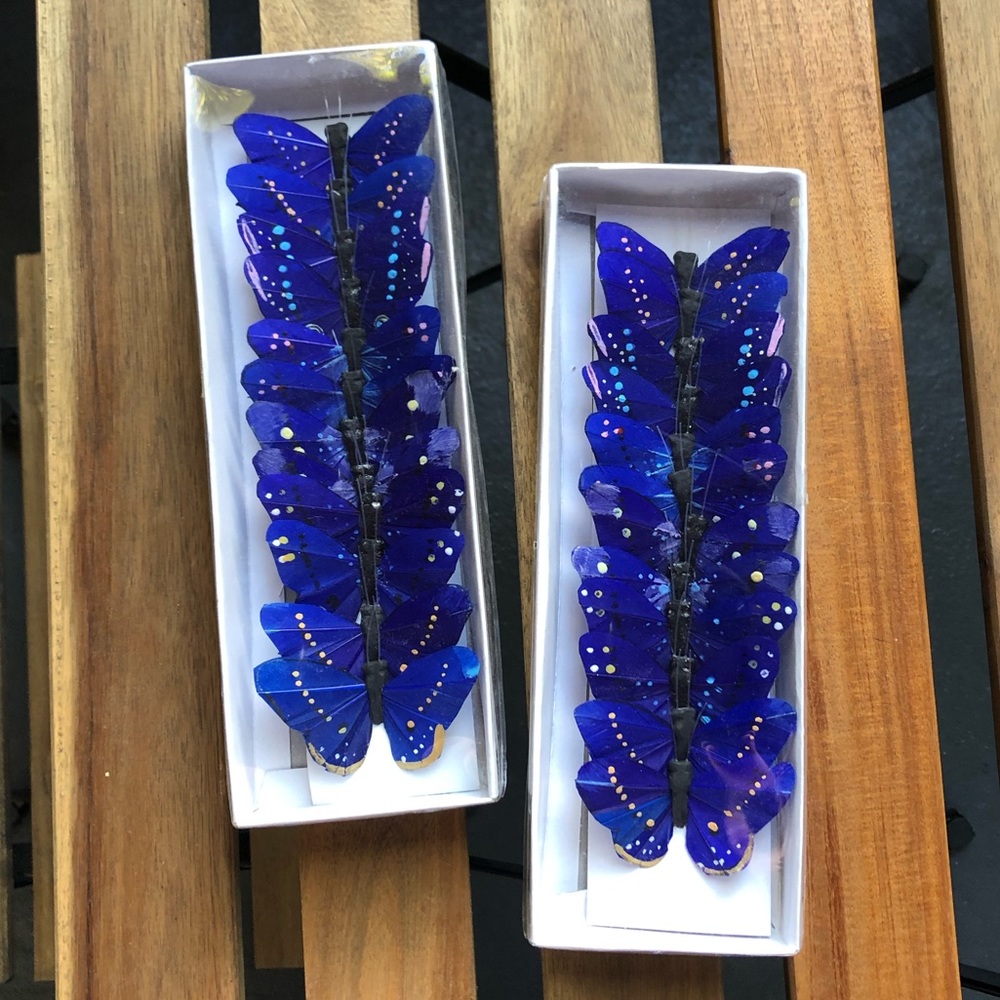 Royal blue Monarch Butterfly Crafts Artificial